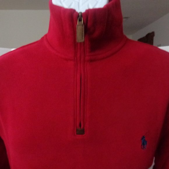 Polo Ralph Lauren French Rib Half Zip. New. Sz: M - Picture 2 of 6